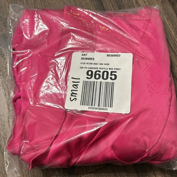 NWT! By Anthropologie Pink Bias-Cut Ruffled Midi Dress - Size Small 🟤 - Picture 5 of 6